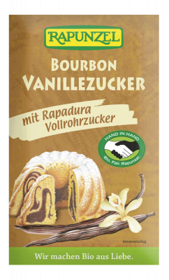 Vanillezucker Bourbon mit Rapadura Vollrohrzucker (8gr) NEU